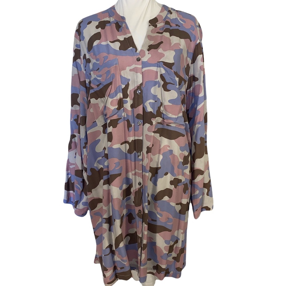 Woman Within Camo Tunic. Size 1X.